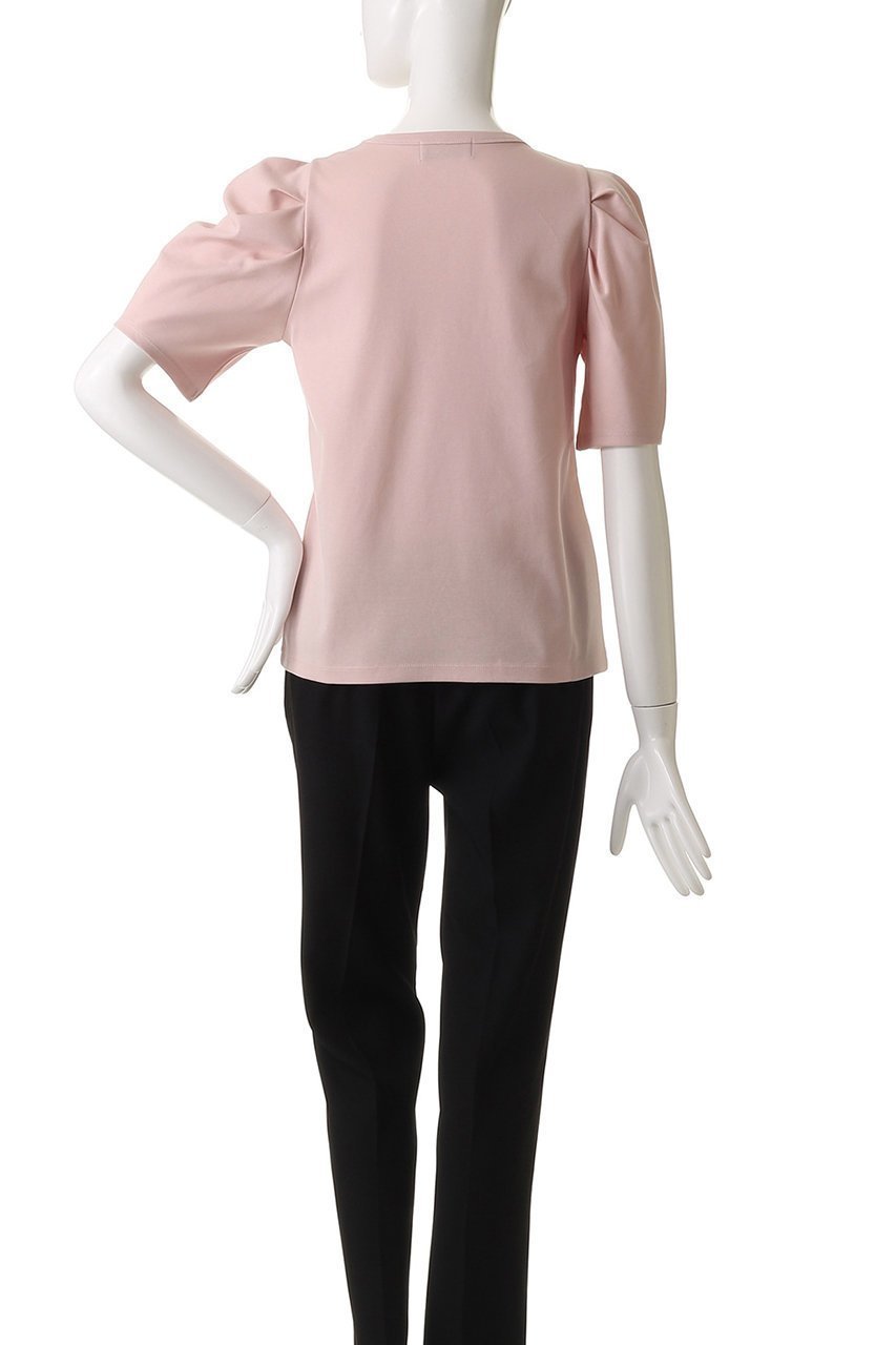 【アンクレイヴ/uncrave】のダブルフェイスジャージー ボリュームスリーブカットソー 人気、トレンドファッション・服の通販 founy(ファニー) 　ファッション　Fashion　レディースファッション　Fashion for Women　トップス・カットソー　Cut & Sew Tops　シャツ・ブラウス・オフィスカジュアル　Elegant Blouses & Button-Ups　ロングTシャツ・Tシャツ　Longline T-Shirts & Tees　カットソー・ベーシックTシャツ　Cut-and-Sewn Tops / Stretch Tees & Basics　ボリューム袖・フリルスリーブブラウス　Voluminous & Ruffle Sleeves / Puffy Sleeve Tops　カットソー　Cut and Sewn Top　コンパクト　Compact, Small Size　ショート　Short, Short Length　シルケット　Silket, Silky Cotton　スリーブ　Sleeve, Long Sleeve / Short Sleeve　トレンド　Trend, Trending Now　モダン　Modern, Contemporary　other-4|ID: prp329100004899778 ipo3291000000036660426