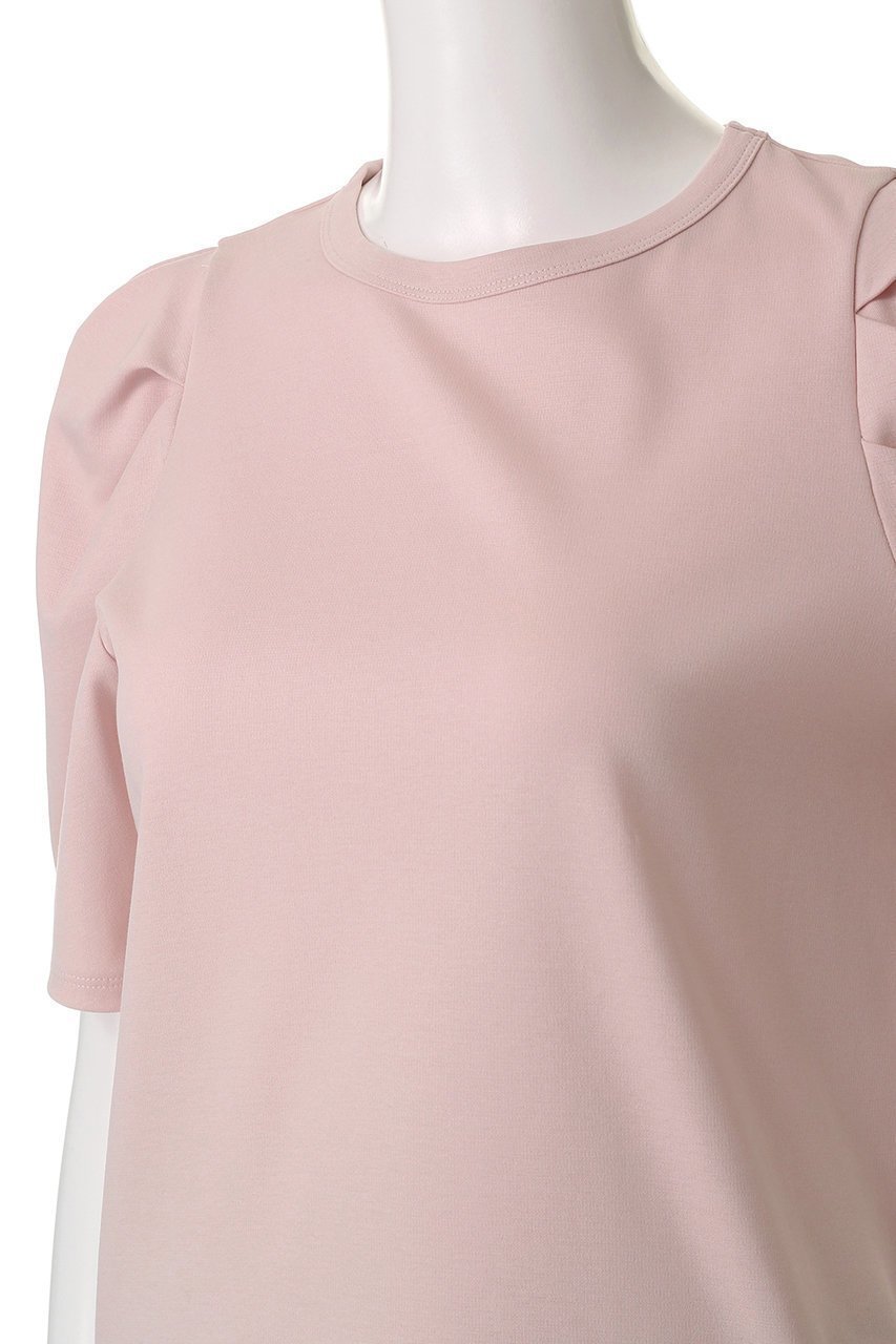 【アンクレイヴ/uncrave】のダブルフェイスジャージー ボリュームスリーブカットソー 人気、トレンドファッション・服の通販 founy(ファニー) 　ファッション　Fashion　レディースファッション　Fashion for Women　トップス・カットソー　Cut & Sew Tops　シャツ・ブラウス・オフィスカジュアル　Elegant Blouses & Button-Ups　ロングTシャツ・Tシャツ　Longline T-Shirts & Tees　カットソー・ベーシックTシャツ　Cut-and-Sewn Tops / Stretch Tees & Basics　ボリューム袖・フリルスリーブブラウス　Voluminous & Ruffle Sleeves / Puffy Sleeve Tops　カットソー　Cut and Sewn Top　コンパクト　Compact, Small Size　ショート　Short, Short Length　シルケット　Silket, Silky Cotton　スリーブ　Sleeve, Long Sleeve / Short Sleeve　トレンド　Trend, Trending Now　モダン　Modern, Contemporary　other-5|ID: prp329100004899778 ipo3291000000036660427