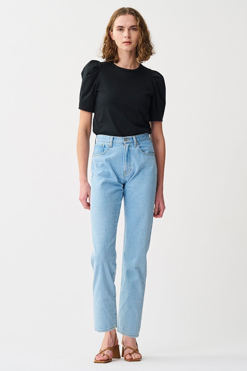 【アンクレイヴ/uncrave】のダブルフェイスジャージー ボリュームスリーブカットソー 人気、トレンドファッション・服の通販 founy(ファニー) 　ファッション　Fashion　レディースファッション　Fashion for Women　トップス・カットソー　Cut & Sew Tops　シャツ・ブラウス・オフィスカジュアル　Elegant Blouses & Button-Ups　ロングTシャツ・Tシャツ　Longline T-Shirts & Tees　カットソー・ベーシックTシャツ　Cut-and-Sewn Tops / Stretch Tees & Basics　ボリューム袖・フリルスリーブブラウス　Voluminous & Ruffle Sleeves / Puffy Sleeve Tops　カットソー　Cut and Sewn Top　コンパクト　Compact, Small Size　ショート　Short, Short Length　シルケット　Silket, Silky Cotton　スリーブ　Sleeve, Long Sleeve / Short Sleeve　トレンド　Trend, Trending Now　モダン　Modern, Contemporary　other-7|ID: prp329100004899778 ipo3291000000036660429