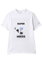 【プルミエ アロンディスモン/1er Arrondissement】のNOMADIS Tシャツ 人気、トレンドファッション・服の通販 founy(ファニー) ファッション Fashion レディースファッション Fashion for Women トップス・カットソー Cut & Sew Tops シャツ・ブラウス・オフィスカジュアル Elegant Blouses & Button-Ups ロングTシャツ・Tシャツ Longline T-Shirts & Tees カットソー・ベーシックTシャツ Cut-and-Sewn Tops / Stretch Tees & Basics ショート Short, Short Length スリーブ Sleeve, Long Sleeve / Short Sleeve デニム Denim, Jeans Material バランス Balance, Style Balance フェミニン Feminine, Girly プリント Print, Printed Pattern ボトム Bottoms, Lower Wear thumbnail ホワイト|ID: prp329100004899779 ipo3291000000036660432