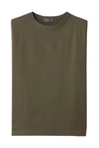 【アンクレイヴ/uncrave】のダブルフェイスジャージー ノースリーブカットソー 人気、トレンドファッション・服の通販 founy(ファニー) ファッション Fashion レディースファッション Fashion for Women トップス・カットソー Cut & Sew Tops キャミソール&ノースリーブ Camisoles & Sleeveless Tops シャツ・ブラウス・オフィスカジュアル Elegant Blouses & Button-Ups ロングTシャツ・Tシャツ Longline T-Shirts & Tees カットソー・ベーシックTシャツ Cut-and-Sewn Tops / Stretch Tees & Basics カットソー Cut and Sewn Top キャミソール Camisole, Spaghetti Strap Top ショルダー Shoulder, Shoulder Strap シルケット Silket, Silky Cotton タンク Tank Top, Sleeveless Top ダブル Double, Double-Breasted ノースリーブ Sleeveless, No-Sleeve フェイス Face, Facial Design 定番 Standard, Basic Item thumbnail オリーブ|ID: prp329100004899795 ipo3291000000036660581