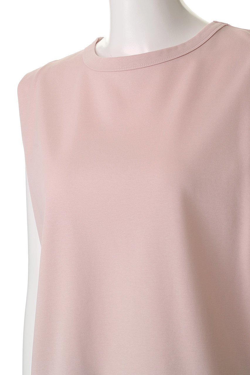 【アンクレイヴ/uncrave】のダブルフェイスジャージー ノースリーブカットソー 人気、トレンドファッション・服の通販 founy(ファニー) 　ファッション　Fashion　レディースファッション　Fashion for Women　トップス・カットソー　Cut & Sew Tops　キャミソール&ノースリーブ　Camisoles & Sleeveless Tops　シャツ・ブラウス・オフィスカジュアル　Elegant Blouses & Button-Ups　ロングTシャツ・Tシャツ　Longline T-Shirts & Tees　カットソー・ベーシックTシャツ　Cut-and-Sewn Tops / Stretch Tees & Basics　カットソー　Cut and Sewn Top　キャミソール　Camisole, Spaghetti Strap Top　ショルダー　Shoulder, Shoulder Strap　シルケット　Silket, Silky Cotton　タンク　Tank Top, Sleeveless Top　ダブル　Double, Double-Breasted　ノースリーブ　Sleeveless, No-Sleeve　フェイス　Face, Facial Design　定番　Standard, Basic Item　other-5|ID: prp329100004899795 ipo3291000000036660587