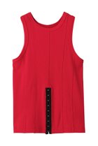 【プランク プロジェクト/PRANK PROJECT】の2WAYフックアイタンク / 2WAY Hook Eye Tank 人気、トレンドファッション・服の通販 founy(ファニー) ファッション Fashion レディースファッション Fashion for Women トップス・カットソー Cut & Sew Tops キャミソール&ノースリーブ Camisoles & Sleeveless Tops シャツ・ブラウス・オフィスカジュアル Elegant Blouses & Button-Ups ロングTシャツ・Tシャツ Longline T-Shirts & Tees カットソー・ベーシックTシャツ Cut-and-Sewn Tops / Stretch Tees & Basics アメリカン American Style インナー Innerwear キャミソール Camisole, Spaghetti Strap Top スリーブ Sleeve, Long Sleeve / Short Sleeve タンク Tank Top, Sleeveless Top ビンテージ Vintage, Retro Style フロント Front, Front Design プレート Plate, Dish ヘムライン Hemline, Bottom Cut ロング Long, Long-Length 夏 Summer thumbnail RED(レッド)|ID: prp329100004899804 ipo3291000000036660661