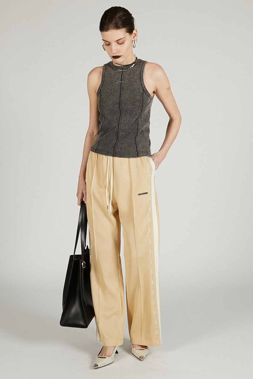 【プランク プロジェクト/PRANK PROJECT】の2WAYフックアイタンク / 2WAY Hook Eye Tank 人気、トレンドファッション・服の通販 founy(ファニー) 　ファッション　Fashion　レディースファッション　Fashion for Women　トップス・カットソー　Cut & Sew Tops　キャミソール&ノースリーブ　Camisoles & Sleeveless Tops　シャツ・ブラウス・オフィスカジュアル　Elegant Blouses & Button-Ups　ロングTシャツ・Tシャツ　Longline T-Shirts & Tees　カットソー・ベーシックTシャツ　Cut-and-Sewn Tops / Stretch Tees & Basics　アメリカン　American Style　インナー　Innerwear　キャミソール　Camisole, Spaghetti Strap Top　スリーブ　Sleeve, Long Sleeve / Short Sleeve　タンク　Tank Top, Sleeveless Top　ビンテージ　Vintage, Retro Style　フロント　Front, Front Design　プレート　Plate, Dish　ヘムライン　Hemline, Bottom Cut　ロング　Long, Long-Length　夏　Summer　other-7|ID: prp329100004899804 ipo3291000000036706297