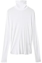 【スリー ドッツ/three dots】のシアー タートルネックTEE ホワイト|ID: prp329100004899806 ipo3291000000036660677