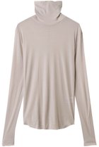 【スリー ドッツ/three dots】のシアー タートルネックTEE グレー|ID: prp329100004899806 ipo3291000000036660679