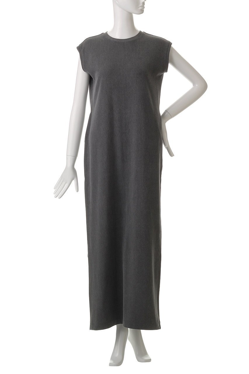 【オブリオ/AUBRIOT】のヴィンテージライク ジャージドレス 人気、トレンドファッション・服の通販 founy(ファニー) 　ファッション　Fashion　レディースファッション　Fashion for Women　ワンピース　Dresses　フォーマル・パーティードレス・結婚式用ドレス　Elegant & Casual Dresses　チュニック　Tunic Tops & Dresses　スリット　Slit, Slit Detail　チュニック　Tunic, Long Top　ベーシック　Basic, Essential　ロング　Long, Long-Length　ヴィンテージ　Vintage Style　other-2|ID: prp329100004899819 ipo3291000000036660833