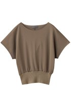 【アンクレイヴ/uncrave】のダブルフェイスジャージ ドルマンスリーブリブトップス 人気、トレンドファッション・服の通販 founy(ファニー) ファッション Fashion レディースファッション Fashion for Women トップス・カットソー Cut & Sew Tops シャツ・ブラウス・オフィスカジュアル Elegant Blouses & Button-Ups ロングTシャツ・Tシャツ Longline T-Shirts & Tees カットソー・ベーシックTシャツ Cut-and-Sewn Tops / Stretch Tees & Basics ショート Short, Short Length シルケット Silket, Silky Cotton スリーブ Sleeve, Long Sleeve / Short Sleeve フラット Flat, Flat Shoes 定番 Standard, Basic Item thumbnail トープ|ID: prp329100004899835 ipo3291000000036660994