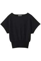 【アンクレイヴ/uncrave】のダブルフェイスジャージ ドルマンスリーブリブトップス 人気、トレンドファッション・服の通販 founy(ファニー) ファッション Fashion レディースファッション Fashion for Women トップス・カットソー Cut & Sew Tops シャツ・ブラウス・オフィスカジュアル Elegant Blouses & Button-Ups ロングTシャツ・Tシャツ Longline T-Shirts & Tees カットソー・ベーシックTシャツ Cut-and-Sewn Tops / Stretch Tees & Basics ショート Short, Short Length シルケット Silket, Silky Cotton スリーブ Sleeve, Long Sleeve / Short Sleeve フラット Flat, Flat Shoes 定番 Standard, Basic Item thumbnail ブラック|ID: prp329100004899835 ipo3291000000036660996