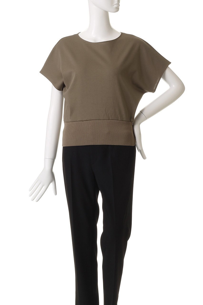 【アンクレイヴ/uncrave】のダブルフェイスジャージ ドルマンスリーブリブトップス 人気、トレンドファッション・服の通販 founy(ファニー) ファッション Fashion レディースファッション Fashion for Women トップス・カットソー Cut & Sew Tops シャツ・ブラウス・オフィスカジュアル Elegant Blouses & Button-Ups ロングTシャツ・Tシャツ Longline T-Shirts & Tees カットソー・ベーシックTシャツ Cut-and-Sewn Tops / Stretch Tees & Basics ショート Short, Short Length シルケット Silket, Silky Cotton スリーブ Sleeve, Long Sleeve / Short Sleeve フラット Flat, Flat Shoes 定番 Standard, Basic Item other-2|ID: prp329100004899835 ipo3291000000036660997