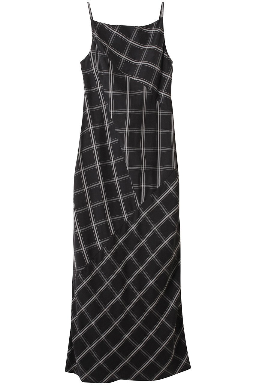 【プランク プロジェクト/PRANK PROJECT】のアシメバックオープンキュプラワンピース / Asymmetrical Back Open Dress インテリア・キッズ・メンズ・レディースファッション・服の通販 founy(ファウニー) 　ファッション　Fashion　レディースファッション　Fashion for Women　ワンピース　Dresses　フォーマル・パーティードレス・結婚式用ドレス　Elegant & Casual Dresses　チュニック　Tunic Tops & Dresses　アシンメトリー　Asymmetrical Style　キュプラ　Cupro, Eco Fabric　ストレート　Straight, Straight Cut　スリット　Slit, Slit Detail　チュニック　Tunic, Long Top　フロント　Front, Front Design　ロング　Long, Long-Length　夏　Summer　MLT(マルチカラー)|ID: prp329100004899858 ipo3291000000036661228