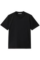 【デザイン ワークス/DESIGN WORKS】のコットンスムースコンパクトTシャツ 人気、トレンドファッション・服の通販 founy(ファニー) ファッション Fashion レディースファッション Fashion for Women トップス・カットソー Cut & Sew Tops シャツ・ブラウス・オフィスカジュアル Elegant Blouses & Button-Ups ロングTシャツ・Tシャツ Longline T-Shirts & Tees カットソー・ベーシックTシャツ Cut-and-Sewn Tops / Stretch Tees & Basics インナー Innerwear コンパクト Compact, Small Size ショート Short, Short Length ジャケット Jacket, Outerwear スリーブ Sleeve, Long Sleeve / Short Sleeve thumbnail ブラック|ID: prp329100004899883 ipo3291000000036661683
