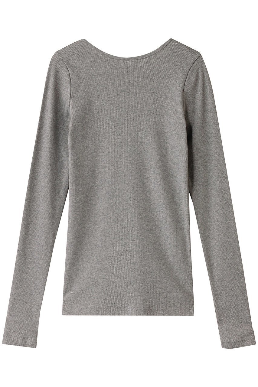 【ヒューエルミュージアム/hueLe Museum】の【hLM】ソフトテレコロングTシャツ インテリア・キッズ・メンズ・レディースファッション・服の通販 founy(ファニー) ファッション Fashion レディースファッション Fashion for Women トップス・カットソー Cut & Sew Tops シャツ・ブラウス・オフィスカジュアル Elegant Blouses & Button-Ups ロングTシャツ・Tシャツ Longline T-Shirts & Tees カットソー・ベーシックTシャツ Cut-and-Sewn Tops / Stretch Tees & Basics インナー Innerwear コンパクト Compact, Small Size シンプル Simple, Minimal スリーブ Sleeve, Long Sleeve / Short Sleeve ロング Long, Long-Length 再入荷 Restock / Back in Stock グレー|ID: prp329100004899892 ipo3291000000036661783