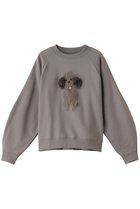 【ミュベール/MUVEIL】の【ELLE SHOP 限定】トイプードルボリュームスリーブスウェット 人気、トレンドファッション・服の通販 founy(ファニー) ファッション Fashion レディースファッション Fashion for Women トップス・カットソー Cut & Sew Tops シャツ・ブラウス・オフィスカジュアル Elegant Blouses & Button-Ups レディースパーカー・カジュアルフーディー Casual Hoodies & Sweatshirts ロングTシャツ・Tシャツ Longline T-Shirts & Tees スウェット・クルーネックトップス Sweatshirts & Crewnecks / Relaxed Fit Sweat Tops カットソー・ベーシックTシャツ Cut-and-Sewn Tops / Stretch Tees & Basics ボリューム袖・フリルスリーブブラウス Voluminous & Ruffle Sleeves / Puffy Sleeve Tops コンパクト Compact, Small Size スリーブ Sleeve, Long Sleeve / Short Sleeve バルーン Balloon, Balloon Silhouette パール Pearl, Pearl Accent エレガント 上品 Elegant 別注 Limited Edition, Custom Order 吸水 Absorbent, Quick-Dry thumbnail グレー|ID: prp329100004899993 ipo3291000000036662278