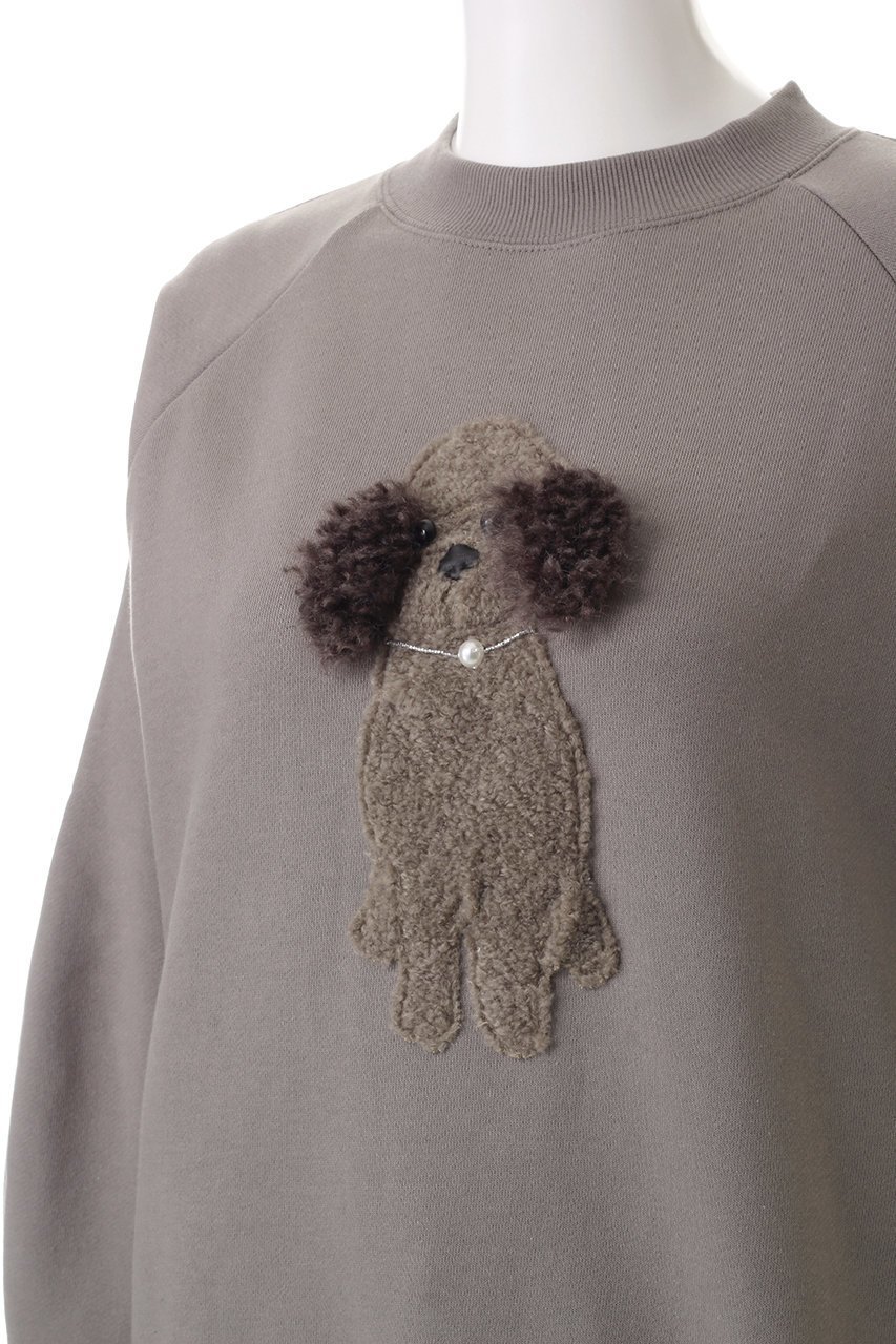 【ミュベール/MUVEIL】の【ELLE SHOP 限定】トイプードルボリュームスリーブスウェット 人気、トレンドファッション・服の通販 founy(ファニー) ファッション Fashion レディースファッション Fashion for Women トップス・カットソー Cut & Sew Tops シャツ・ブラウス・オフィスカジュアル Elegant Blouses & Button-Ups レディースパーカー・カジュアルフーディー Casual Hoodies & Sweatshirts ロングTシャツ・Tシャツ Longline T-Shirts & Tees スウェット・クルーネックトップス Sweatshirts & Crewnecks / Relaxed Fit Sweat Tops カットソー・ベーシックTシャツ Cut-and-Sewn Tops / Stretch Tees & Basics ボリューム袖・フリルスリーブブラウス Voluminous & Ruffle Sleeves / Puffy Sleeve Tops コンパクト Compact, Small Size スリーブ Sleeve, Long Sleeve / Short Sleeve バルーン Balloon, Balloon Silhouette パール Pearl, Pearl Accent エレガント 上品 Elegant 別注 Limited Edition, Custom Order 吸水 Absorbent, Quick-Dry other-5|ID: prp329100004899993 ipo3291000000036707624