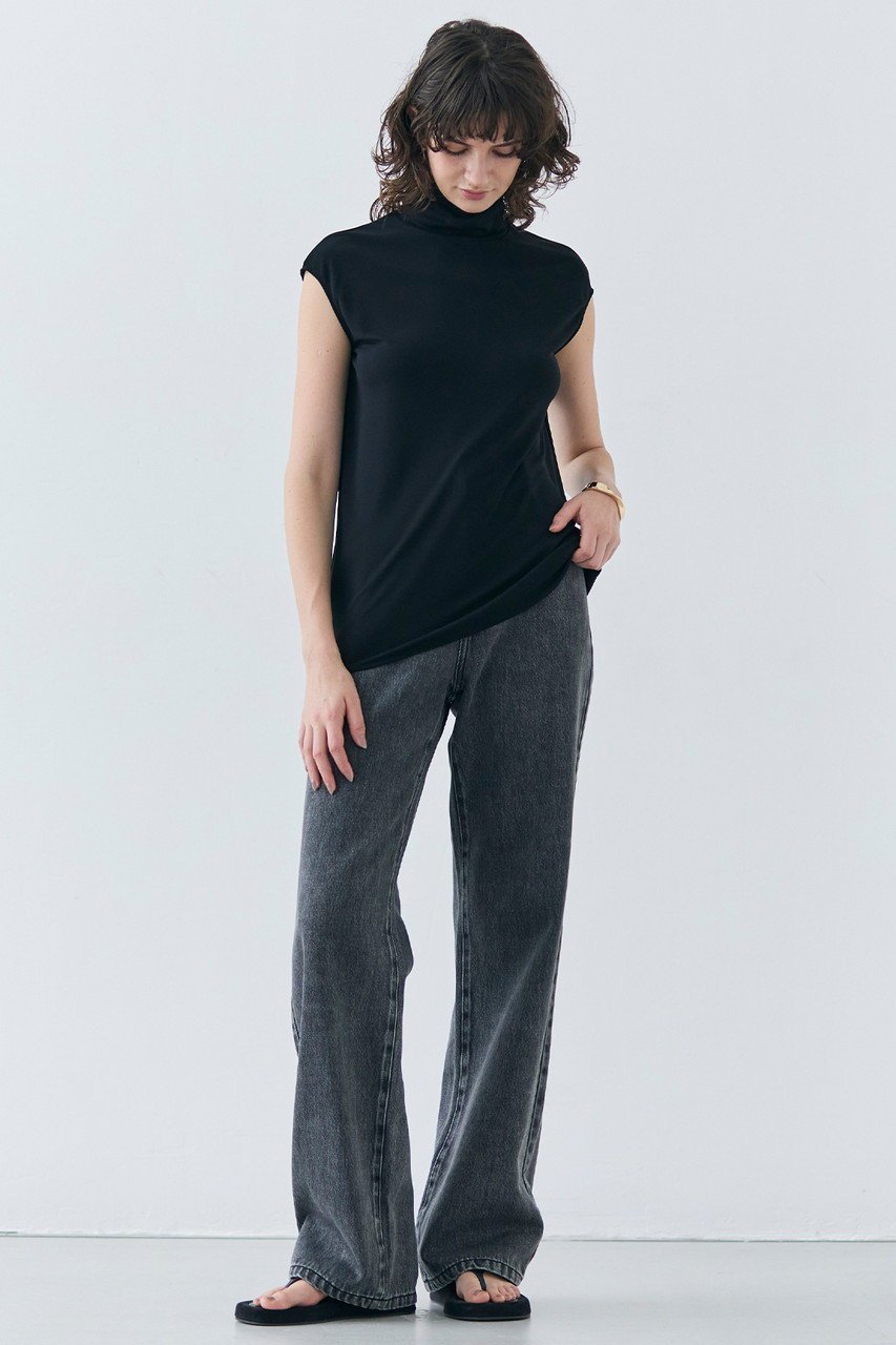 【ベイジ,/BEIGE,】のMELLE(メル)/ジャージーハイネックカットソー 人気、トレンドファッション・服の通販 founy(ファニー) ファッション Fashion レディースファッション Fashion for Women トップス・カットソー Cut & Sew Tops キャミソール&ノースリーブ Camisoles & Sleeveless Tops シャツ・ブラウス・オフィスカジュアル Elegant Blouses & Button-Ups ロングTシャツ・Tシャツ Longline T-Shirts & Tees カットソー・ベーシックTシャツ Cut-and-Sewn Tops / Stretch Tees & Basics カットソー Cut and Sewn Top キャミソール Camisole, Spaghetti Strap Top タンク Tank Top, Sleeveless Top デニム Denim, Jeans Material ドレープ Drape, Draping Fabric ハイネック High Neck, Mock Neck ファブリック Fabric, Textile フィット Fit, Slim Fit ボトム Bottoms, Lower Wear other-6|ID: prp329100004899996 ipo3291000000036707641