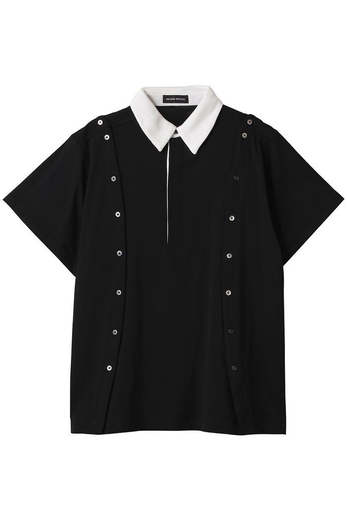 【メゾンスペシャル/MAISON SPECIAL】のMultiway Button Polo Shirt/マルチウェイボタンポロシャツ インテリア・キッズ・メンズ・レディースファッション・服の通販 founy(ファニー) https://founy.com/ ファッション Fashion レディースファッション Fashion for Women トップス・カットソー Cut & Sew Tops シャツ・ブラウス・オフィスカジュアル Elegant Blouses & Button-Ups ロングTシャツ・Tシャツ Longline T-Shirts & Tees ポロシャツ・きれいめカジュアル Smart-Casual Polo Tops カットソー・ベーシックTシャツ Cut-and-Sewn Tops / Stretch Tees & Basics シェイプ Shape, Slim Fit ショート Short, Short Length スリーブ Sleeve, Long Sleeve / Short Sleeve レース Lace, Lace Fabric おすすめ Recommended / Our Picks |ID: prp329100004899998 ipo3291000000036662318