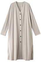 【エブール/ebure】の【Living】ソフトリヨセルコットンスムース ロングカーディガン 人気、トレンドファッション・服の通販 founy(ファニー) ファッション Fashion レディースファッション Fashion for Women トップス・カットソー Cut & Sew Tops カーディガン・羽織り Layered Style Cardigans シャツ・ブラウス・オフィスカジュアル Elegant Blouses & Button-Ups ロングTシャツ・Tシャツ Longline T-Shirts & Tees カットソー・ベーシックTシャツ Cut-and-Sewn Tops / Stretch Tees & Basics カーディガン Cardigan, Knitwear スリット Slit, Slit Detail ドレープ Drape, Draping Fabric リラックス Relax, Relaxed Fit ロング Long, Long-Length エレガント 上品 Elegant 定番 Standard, Basic Item thumbnail ライトベージュ|ID: prp329100004900029 ipo3291000000036662587