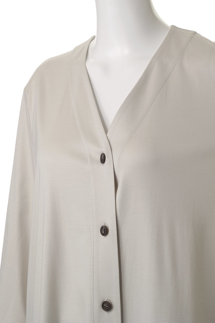 【エブール/ebure】の【Living】ソフトリヨセルコットンスムース ロングカーディガン 人気、トレンドファッション・服の通販 founy(ファニー) 　ファッション　Fashion　レディースファッション　Fashion for Women　トップス・カットソー　Cut & Sew Tops　カーディガン・羽織り　Layered Style Cardigans　シャツ・ブラウス・オフィスカジュアル　Elegant Blouses & Button-Ups　ロングTシャツ・Tシャツ　Longline T-Shirts & Tees　カットソー・ベーシックTシャツ　Cut-and-Sewn Tops / Stretch Tees & Basics　カーディガン　Cardigan, Knitwear　スリット　Slit, Slit Detail　ドレープ　Drape, Draping Fabric　リラックス　Relax, Relaxed Fit　ロング　Long, Long-Length　エレガント 上品　Elegant　定番　Standard, Basic Item　other-5|ID: prp329100004900029 ipo3291000000036662593