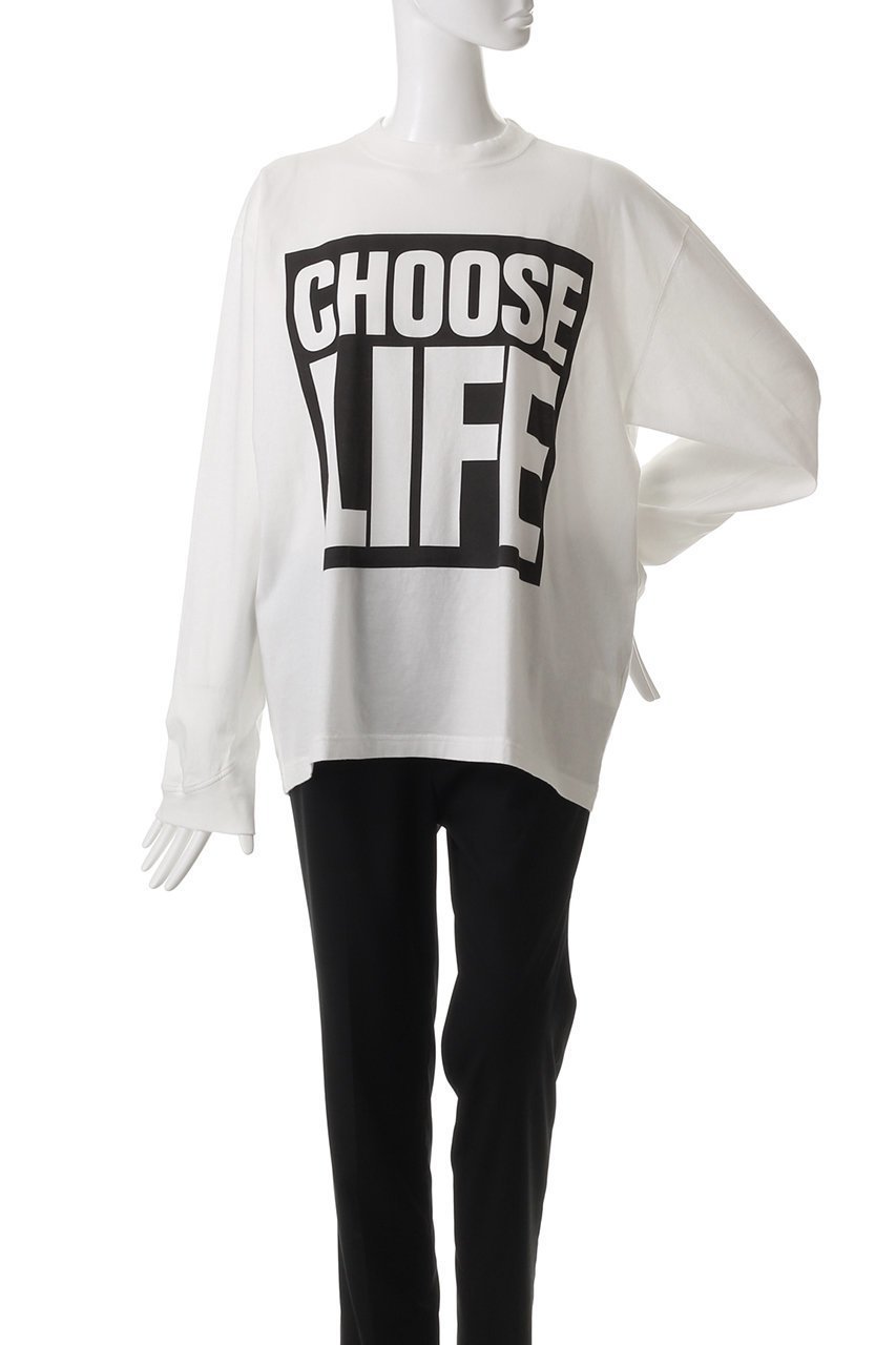 【キャサリンハムネット/KATHARINE HAMNETT LONDON】の【UNISEX】ロングスリーブスローガンTシャツ 人気、トレンドファッション・服の通販 founy(ファニー) 　ファッション　Fashion　レディースファッション　Fashion for Women　トップス・カットソー　Cut & Sew Tops　シャツ・ブラウス・オフィスカジュアル　Elegant Blouses & Button-Ups　ロングTシャツ・Tシャツ　Longline T-Shirts & Tees　カットソー・ベーシックTシャツ　Cut-and-Sewn Tops / Stretch Tees & Basics　ユニセックス　Unisex, Genderless　オーガニック　Organic Cotton　スリーブ　Sleeve, Long Sleeve / Short Sleeve　トレンド　Trend, Trending Now　プリント　Print, Printed Pattern　ボックス　Boxy, Box Shape　ロング　Long, Long-Length　長袖　Long Sleeve, Full Sleeve　other-2|ID: prp329100004900071 ipo3291000000036707777