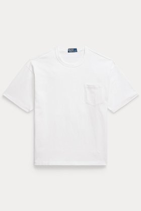 【ラルフローレン/RALPH LAUREN / MEN】の【MEN】【POLO RALPH LAUREN】ビッグ フィット ヘビーウェイト ジャージー Tシャツ 人気、トレンドファッション・服の通販 founy(ファニー) ファッション Fashion メンズファッション Fashion for Men トップス・カットソー Cut & Sew Tops メンズシャツ Shirts ショート Short, Short Length シンプル Simple, Minimal スリーブ Sleeve, Long Sleeve / Short Sleeve パッチ Patch, Appliqué ビッグ Big, Oversized フィット Fit, Slim Fit ポケット Pocket, Pocket Detail リラックス Relax, Relaxed Fit 半袖 Short Sleeve, Half Sleeve |ID:prp329100004900087