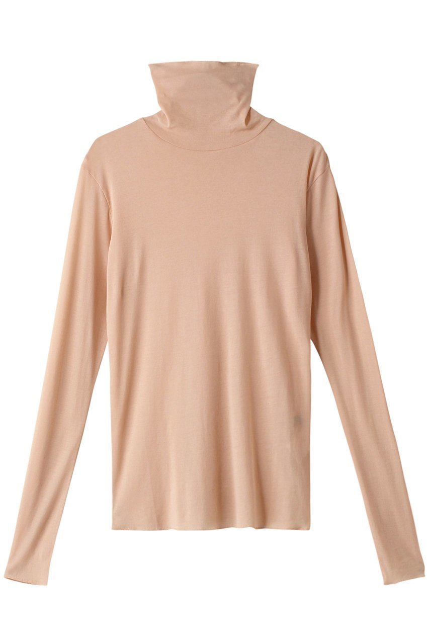 【エリオポール/heliopole】のシアータートルネック インテリア・キッズ・メンズ・レディースファッション・服の通販 founy(ファニー) 　ファッション　Fashion　レディースファッション　Fashion for Women　トップス・カットソー　Cut & Sew Tops　シャツ・ブラウス・オフィスカジュアル　Elegant Blouses & Button-Ups　ロングTシャツ・Tシャツ　Longline T-Shirts & Tees　カットソー・ベーシックTシャツ　Cut-and-Sewn Tops / Stretch Tees & Basics　タートルネック・ハイネックトップス　Turtlenecks & High-Neck Tops　シアー　Sheer, See-Through　スウェット / スエット　Sweatshirt, Sweatwear　スリーブ　Sleeve, Long Sleeve / Short Sleeve　タートルネック　Turtleneck, High Neck　ロング　Long, Long-Length　オレンジ系|ID: prp329100004900153 ipo3291000000036663570