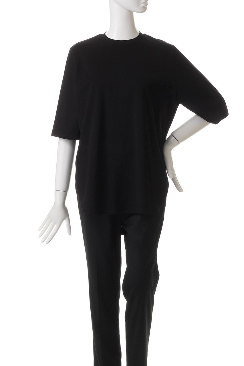 【サクラ/SACRA】のプレミアムコットンカットソー 人気、トレンドファッション・服の通販 founy(ファニー) 　ファッション　Fashion　レディースファッション　Fashion for Women　トップス・カットソー　Cut & Sew Tops　シャツ・ブラウス・オフィスカジュアル　Elegant Blouses & Button-Ups　ロングTシャツ・Tシャツ　Longline T-Shirts & Tees　カットソー・ベーシックTシャツ　Cut-and-Sewn Tops / Stretch Tees & Basics　ショート　Short, Short Length　シンプル　Simple, Minimal　スリーブ　Sleeve, Long Sleeve / Short Sleeve　バランス　Balance, Style Balance　ヘムライン　Hemline, Bottom Cut　エレガント 上品　Elegant　other-2|ID: prp329100004900155 ipo3291000000036663588