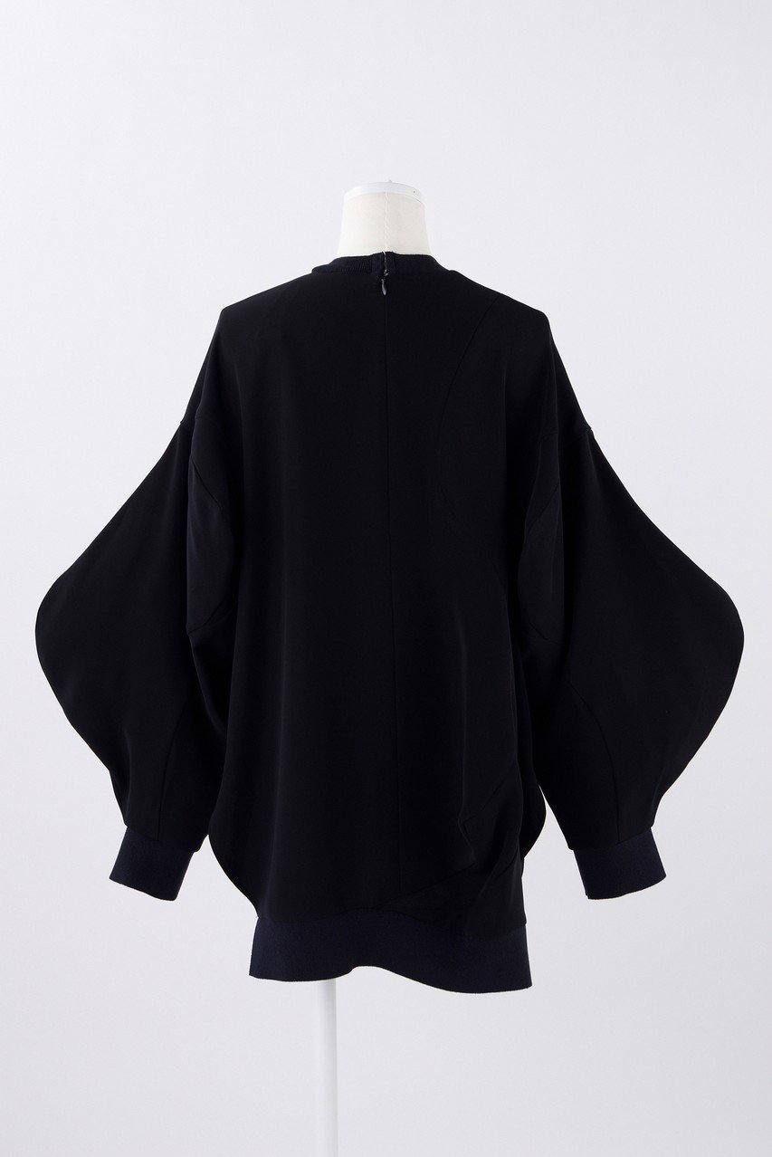 【エンフォルド/ENFOLD】のPEツイル 立体シーム P.O/プルオーバー 人気、トレンドファッション・服の通販 founy(ファニー) 　ファッション　Fashion　レディースファッション　Fashion for Women　トップス・カットソー　Cut & Sew Tops　シャツ・ブラウス・オフィスカジュアル　Elegant Blouses & Button-Ups　ロングTシャツ・Tシャツ　Longline T-Shirts & Tees　カジュアルプルオーバー・ニットトップス　Pullovers & Knit Tops / Casual Pullovers　カットソー・ベーシックTシャツ　Cut-and-Sewn Tops / Stretch Tees & Basics　スウェット / スエット　Sweatshirt, Sweatwear　スリーブ　Sleeve, Long Sleeve / Short Sleeve　セットアップ　Set-Up, Coordinated Outfit　ツイル　Twist, Twisted Detail　リラックス　Relax, Relaxed Fit　ロング　Long, Long-Length　other-3|ID: prp329100004900210 ipo3291000000036663991