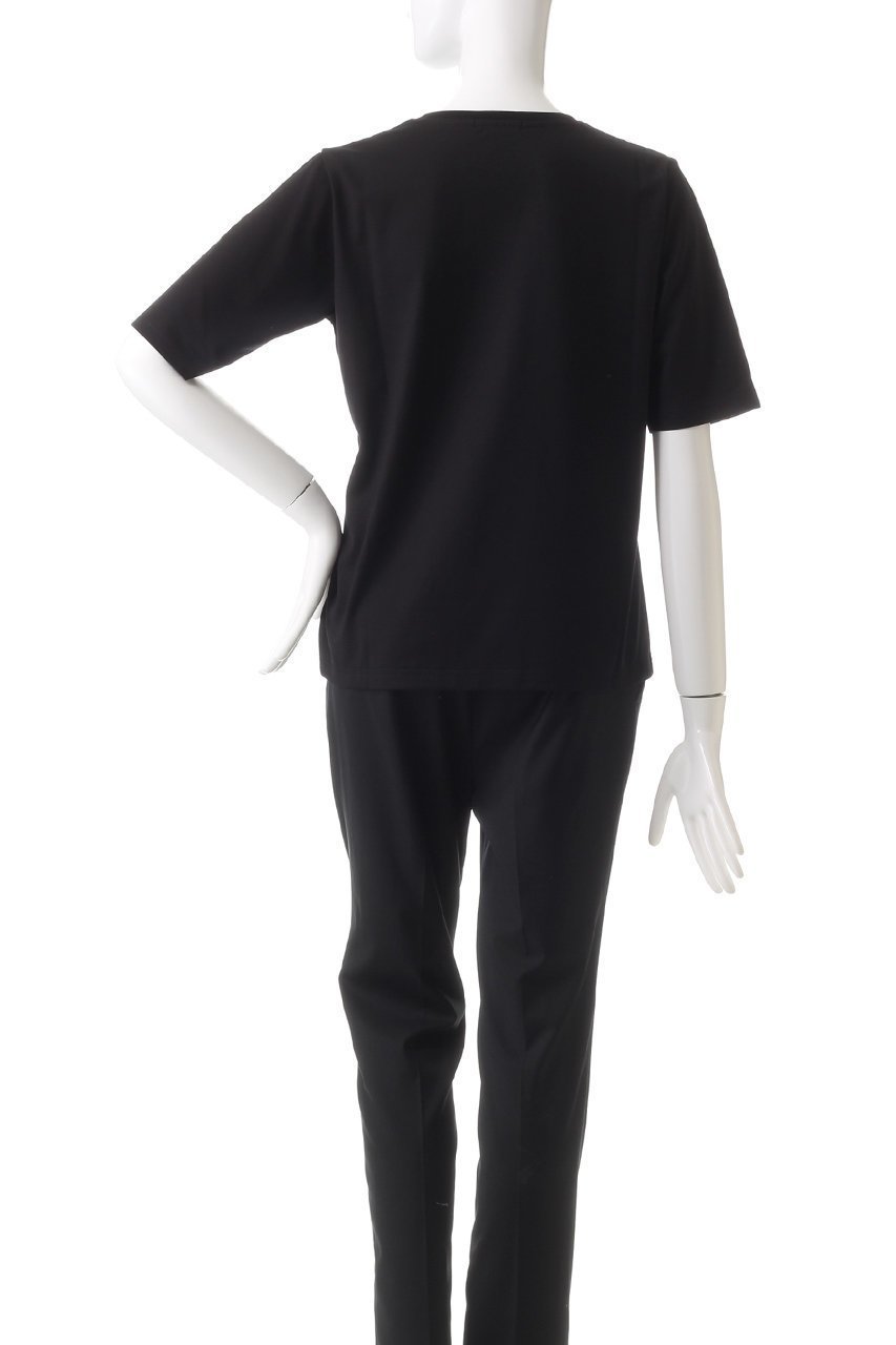 【アルアバイル/allureville】のBASIC T A 人気、トレンドファッション・服の通販 founy(ファニー) 　ファッション　Fashion　レディースファッション　Fashion for Women　トップス・カットソー　Cut & Sew Tops　シャツ・ブラウス・オフィスカジュアル　Elegant Blouses & Button-Ups　ロングTシャツ・Tシャツ　Longline T-Shirts & Tees　カットソー・ベーシックTシャツ　Cut-and-Sewn Tops / Stretch Tees & Basics　インナー　Innerwear　ショート　Short, Short Length　シンプル　Simple, Minimal　スリーブ　Sleeve, Long Sleeve / Short Sleeve　半袖　Short Sleeve, Half Sleeve　定番　Standard, Basic Item　無地　Plain, Solid Color　other-4|ID: prp329100004900237 ipo3291000000036664226