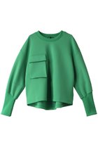 【ピアッカセッテ/ph7+】のポケット付きプルオーバー 人気、トレンドファッション・服の通販 founy(ファニー) ファッション Fashion レディースファッション Fashion for Women トップス・カットソー Cut & Sew Tops シャツ・ブラウス・オフィスカジュアル Elegant Blouses & Button-Ups ロングTシャツ・Tシャツ Longline T-Shirts & Tees カジュアルプルオーバー・ニットトップス Pullovers & Knit Tops / Casual Pullovers カットソー・ベーシックTシャツ Cut-and-Sewn Tops / Stretch Tees & Basics シンプル Simple, Minimal スリーブ Sleeve, Long Sleeve / Short Sleeve ポケット Pocket, Pocket Detail ロング Long, Long-Length thumbnail グリーン|ID: prp329100004900288 ipo3291000000036664741