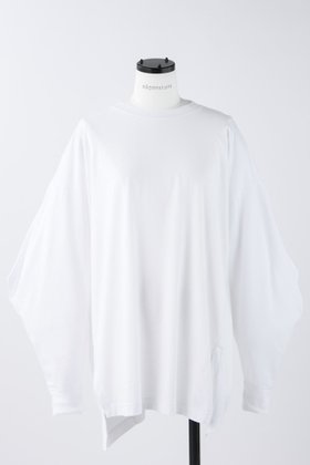【ナゴンスタンス/nagonstans】のソフト天竺 Triangle Sleeve ロンT 人気、トレンドファッション・服の通販 founy(ファニー) ファッション Fashion レディースファッション Fashion for Women トップス・カットソー Cut & Sew Tops シャツ・ブラウス・オフィスカジュアル Elegant Blouses & Button-Ups ロングTシャツ・Tシャツ Longline T-Shirts & Tees カットソー・ベーシックTシャツ Cut-and-Sewn Tops / Stretch Tees & Basics アシンメトリー Asymmetrical Style スリーブ Sleeve, Long Sleeve / Short Sleeve パターン Pattern, Design Print ベスト Vest, Waistcoat ベーシック Basic, Essential ルーズ Loose, Oversized ロング Long, Long-Length |ID:prp329100004900506