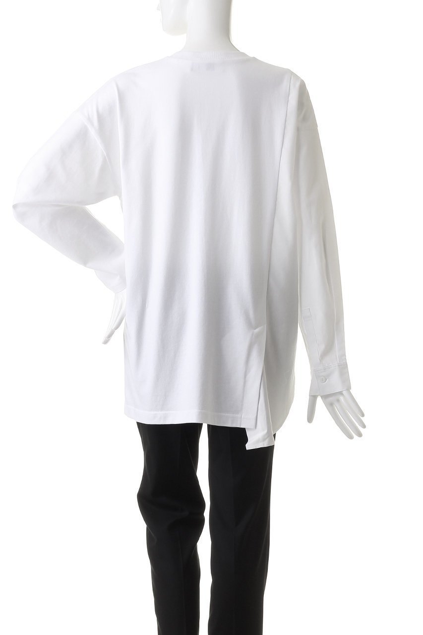 【ナゴンスタンス/nagonstans】のCO天竺 アシンメMIX P.O/プルオーバー 人気、トレンドファッション・服の通販 founy(ファニー) ファッション Fashion レディースファッション Fashion for Women トップス・カットソー Cut & Sew Tops シャツ・ブラウス・オフィスカジュアル Elegant Blouses & Button-Ups ロングTシャツ・Tシャツ Longline T-Shirts & Tees カジュアルプルオーバー・ニットトップス Pullovers & Knit Tops / Casual Pullovers カットソー・ベーシックTシャツ Cut-and-Sewn Tops / Stretch Tees & Basics アシンメトリー Asymmetrical Style スリーブ Sleeve, Long Sleeve / Short Sleeve ロング Long, Long-Length other-4|ID: prp329100004900516 ipo3291000000036668240