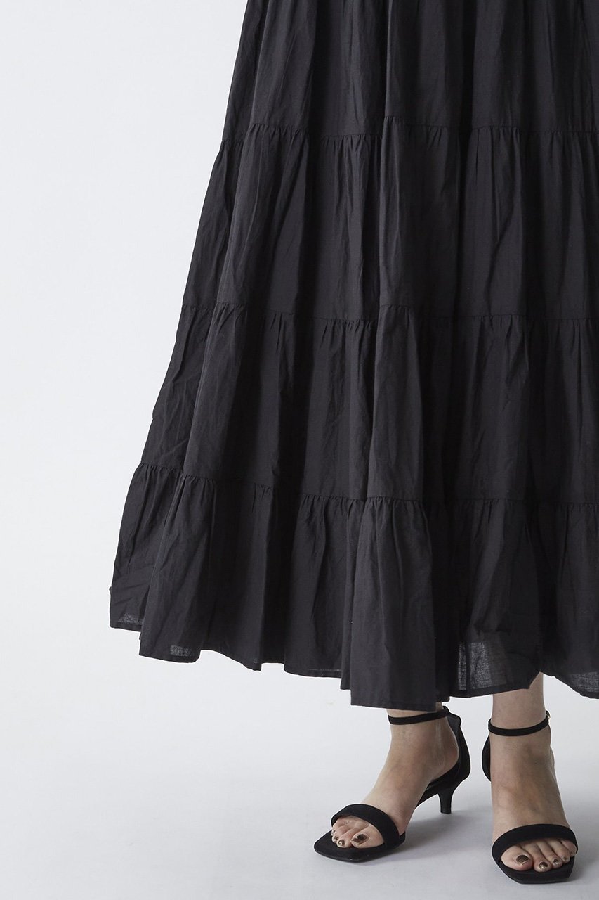 【プルミエ アロンディスモン/1er Arrondissement】の【normment】コットンボイルティアードワンピース 人気、トレンドファッション・服の通販 founy(ファニー) 　ファッション　Fashion　レディースファッション　Fashion for Women　ワンピース　Dresses　チュニック　Tunic Tops & Dresses　エレガント 上品　Elegant　チュニック　Tunic, Long Top　フェミニン　Feminine, Girly　ロング　Long, Long-Length　夏　Summer　春　Spring　S/S・春夏　SS, Spring/Summer, Warm Season　other-8|ID: prp329100004900604 ipo3291000000036669371