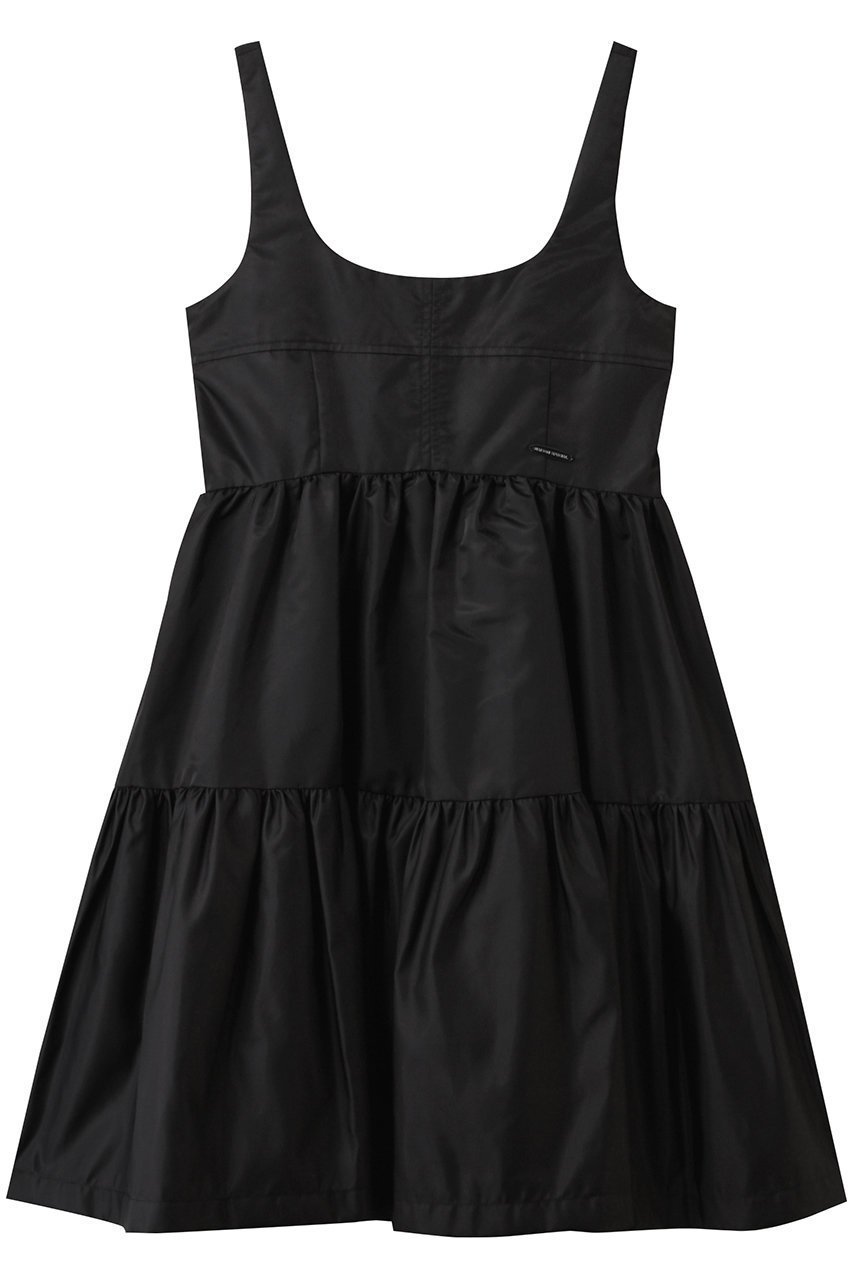 【メゾンスペシャル/MAISON SPECIAL】のTiered Tunic/ティアードチュニック インテリア・キッズ・メンズ・レディースファッション・服の通販 founy(ファウニー) 　ファッション　Fashion　レディースファッション　Fashion for Women　ワンピース　Dresses　チュニック　Tunic Tops & Dresses　インナー　Innerwear　コンパクト　Compact, Small Size　軽量　Lightweight, Ultra Light　シルバー　Silver, Metallic Silver　チュニック　Tunic, Long Top　チュール　Tulip, Tulip Motif　ティアード　Tiered, Tiered Style　長袖　Long Sleeve, Full Sleeve　フェミニン　Feminine, Girly　ボトム　Bottoms, Lower Wear　ミックス　Mix, Mixed Style　夏　Summer　BLK(ブラック)|ID: prp329100004900608 ipo3291000000036669395