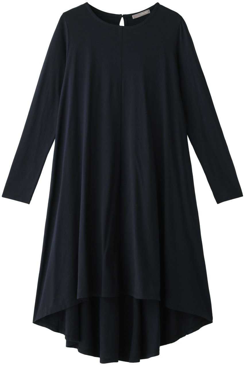 【フォーコーナーズ/+FOUR CORNERS】のフレアOP インテリア・キッズ・メンズ・レディースファッション・服の通販 founy(ファニー) ファッション Fashion レディースファッション Fashion for Women ワンピース Dresses チュニック Tunic Tops & Dresses アクセサリー Fashion Accessories シンプル Simple, Minimal チュニック Tunic, Long Top フレア Flare, Flared エレガント 上品 Elegant ネイビー|ID: prp329100004900610 ipo3291000000036669433