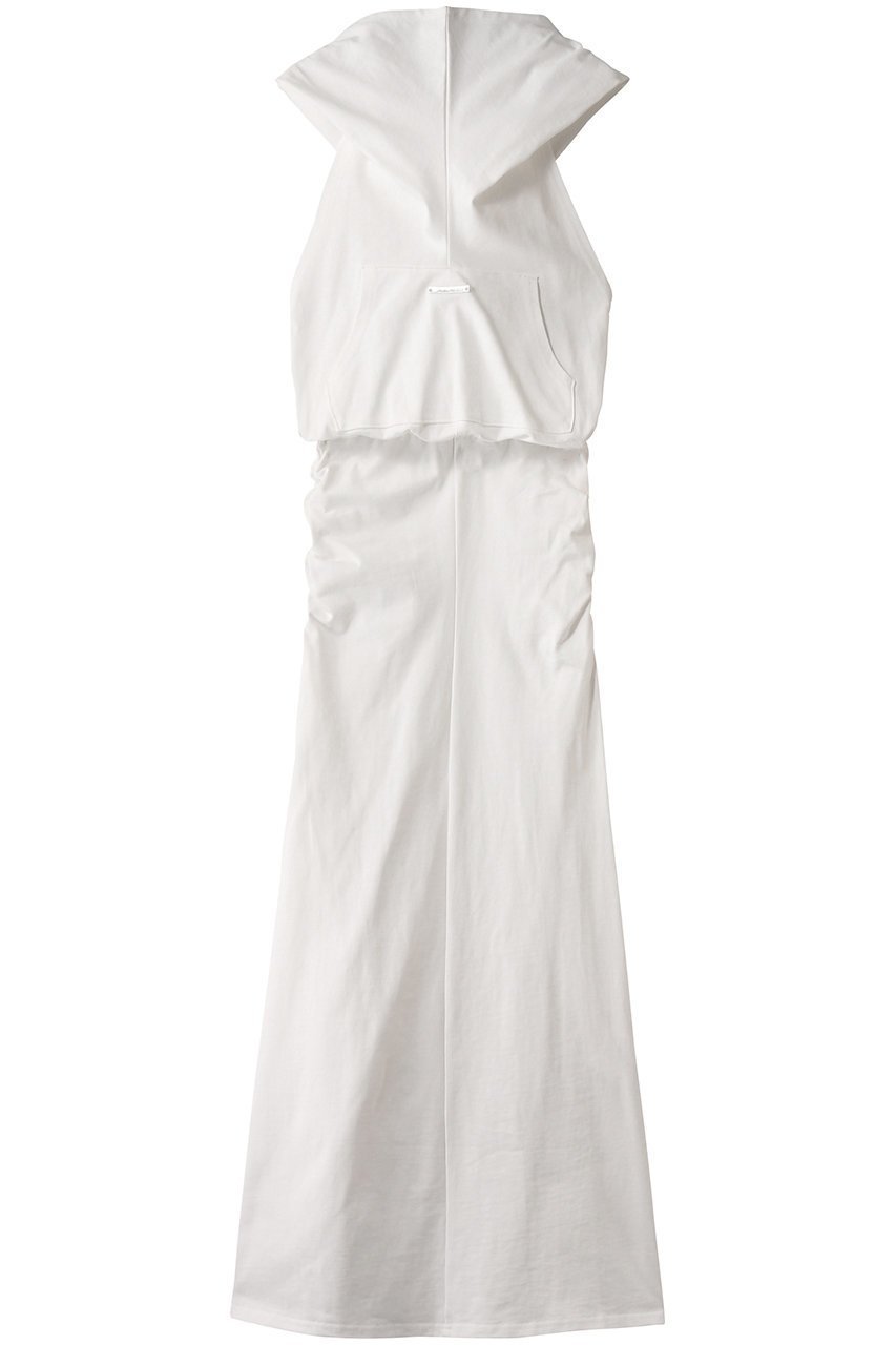 【プランク プロジェクト/PRANK PROJECT】のドレープフーディワンピース / Draped Hoodie Dress インテリア・キッズ・メンズ・レディースファッション・服の通販 founy(ファニー) ファッション Fashion レディースファッション Fashion for Women ワンピース Dresses フォーマル・パーティードレス・結婚式用ドレス Elegant & Casual Dresses チュニック Tunic Tops & Dresses カッティング Cutting Detail カットソー Cut and Sewn Top ギャザー Gathered, Ruffled チュニック Tunic, Long Top ドレープ Drape, Draping Fabric メンズ Men's, Menswear リラックス Relax, Relaxed Fit ロング Long, Long-Length 夏 Summer WHT(ホワイト)|ID: prp329100004900631 ipo3291000000036669603