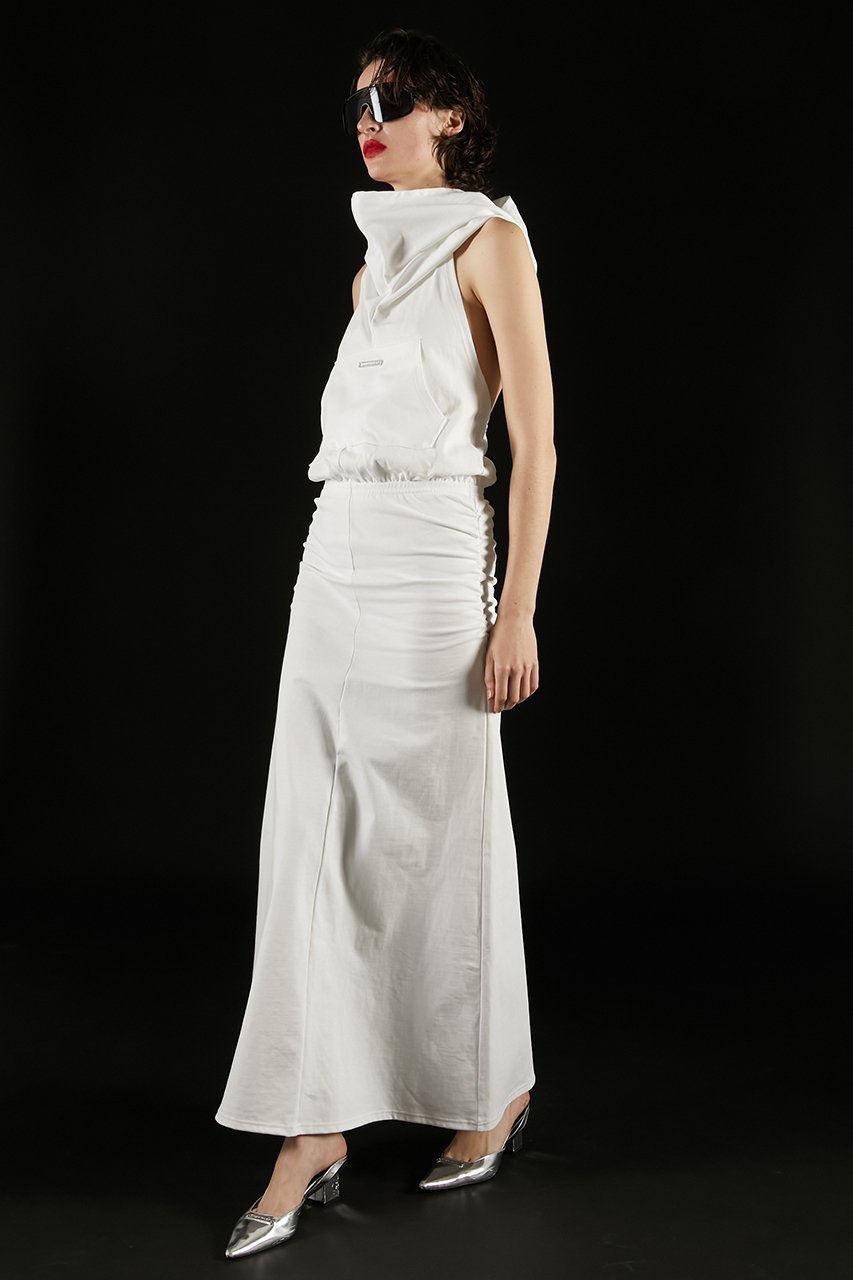 【プランク プロジェクト/PRANK PROJECT】のドレープフーディワンピース / Draped Hoodie Dress 人気、トレンドファッション・服の通販 founy(ファニー) ファッション Fashion レディースファッション Fashion for Women ワンピース Dresses フォーマル・パーティードレス・結婚式用ドレス Elegant & Casual Dresses チュニック Tunic Tops & Dresses カッティング Cutting Detail カットソー Cut and Sewn Top ギャザー Gathered, Ruffled チュニック Tunic, Long Top ドレープ Drape, Draping Fabric メンズ Men's, Menswear リラックス Relax, Relaxed Fit ロング Long, Long-Length 夏 Summer other-7|ID: prp329100004900631 ipo3291000000036669609