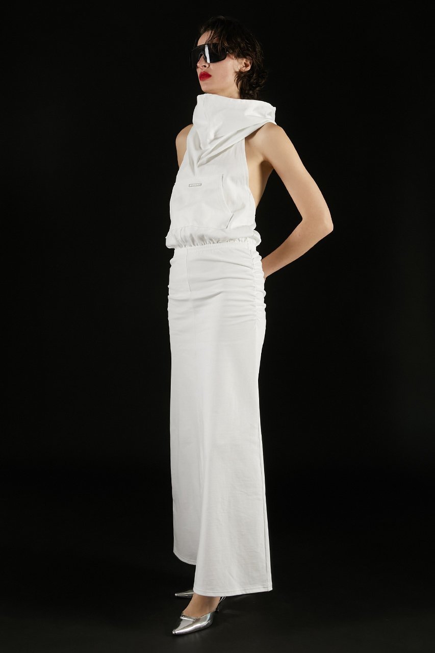 【プランク プロジェクト/PRANK PROJECT】のドレープフーディワンピース / Draped Hoodie Dress 人気、トレンドファッション・服の通販 founy(ファニー) ファッション Fashion レディースファッション Fashion for Women ワンピース Dresses フォーマル・パーティードレス・結婚式用ドレス Elegant & Casual Dresses チュニック Tunic Tops & Dresses カッティング Cutting Detail カットソー Cut and Sewn Top ギャザー Gathered, Ruffled チュニック Tunic, Long Top ドレープ Drape, Draping Fabric メンズ Men's, Menswear リラックス Relax, Relaxed Fit ロング Long, Long-Length 夏 Summer other-8|ID: prp329100004900631 ipo3291000000036669611