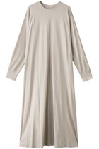 【エブール/ebure】の【Living】ソフトリヨセルコットンスムース ロングスリーブTワンピース ライトベージュ|ID: prp329100004900640 ipo3291000000036669667