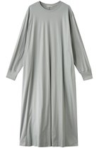 【エブール/ebure】の【Living】ソフトリヨセルコットンスムース ロングスリーブTワンピース ライトグリーン|ID: prp329100004900640 ipo3291000000036669668