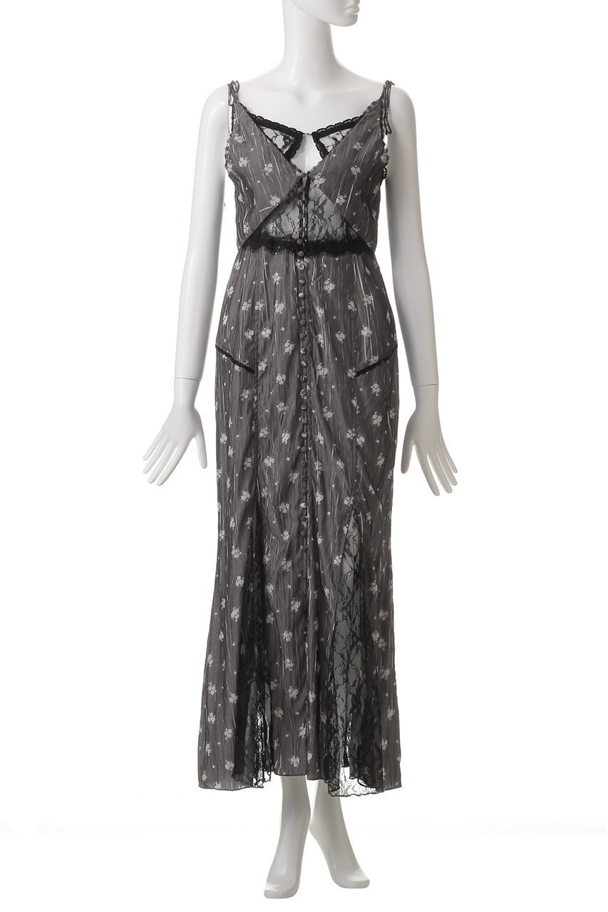 【プランク プロジェクト/PRANK PROJECT】のフローラルプリントキャミドレス / Floral Print Cami Dress 人気、トレンドファッション・服の通販 founy(ファニー) 　ファッション　Fashion　レディースファッション　Fashion for Women　ワンピース　Dresses　フォーマル・パーティードレス・結婚式用ドレス　Elegant & Casual Dresses　チュニック　Tunic Tops & Dresses　おすすめ　Recommended / Our Picks　インナー　Innerwear　ガーリー　Girly, Feminine Style　コンビ　Combo, Combination Style　ダウン　Down, Puffer　チュニック　Tunic, Long Top　プリント　Print, Printed Pattern　リボン　Ribbon, Bow　レース　Lace, Lace Fabric　ロング　Long, Long-Length　other-2|ID: prp329100004900702 ipo3291000000036670106