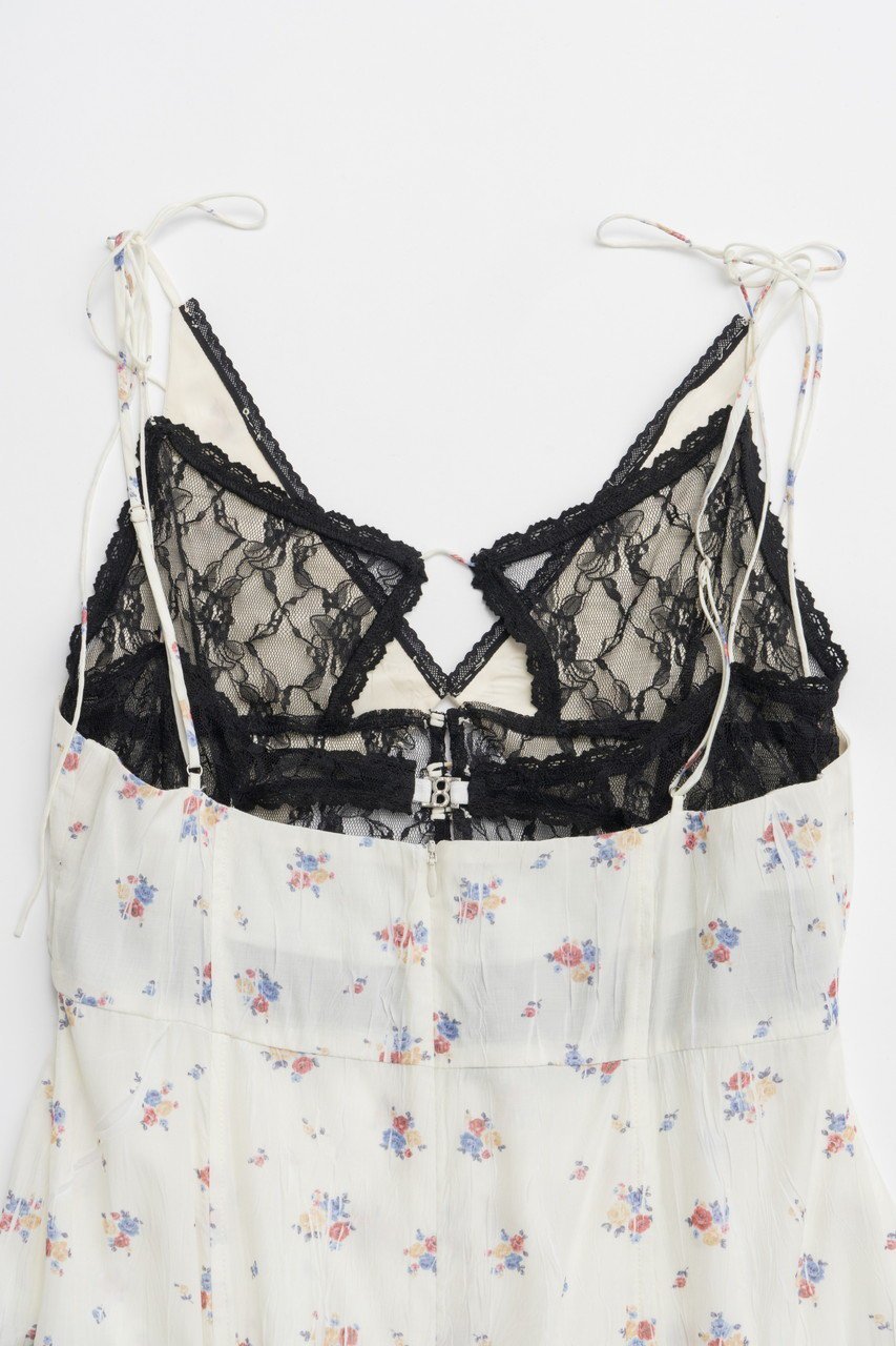 【プランク プロジェクト/PRANK PROJECT】のフローラルプリントキャミドレス / Floral Print Cami Dress 人気、トレンドファッション・服の通販 founy(ファニー) 　ファッション　Fashion　レディースファッション　Fashion for Women　ワンピース　Dresses　フォーマル・パーティードレス・結婚式用ドレス　Elegant & Casual Dresses　チュニック　Tunic Tops & Dresses　おすすめ　Recommended / Our Picks　インナー　Innerwear　ガーリー　Girly, Feminine Style　コンビ　Combo, Combination Style　ダウン　Down, Puffer　チュニック　Tunic, Long Top　プリント　Print, Printed Pattern　リボン　Ribbon, Bow　レース　Lace, Lace Fabric　ロング　Long, Long-Length　other-7|ID: prp329100004900702 ipo3291000000036670114