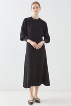 【デザイン ワークス/DESIGN WORKS】のジョーゼットワンピース 人気、トレンドファッション・服の通販 founy(ファニー) ファッション Fashion レディースファッション Fashion for Women ワンピース Dresses チュニック Tunic Tops & Dresses エレガント 上品 Elegant シンプル Simple, Minimal ジョーゼット Georgette, Semi-Sheer Fabric チュニック Tunic, Long Top フレア Flare, Flared ベーシック Basic, Essential ロング Long, Long-Length 再入荷 Restock / Back in Stock thumbnail ブラック|ID: prp329100004900720 ipo3291000000036670225