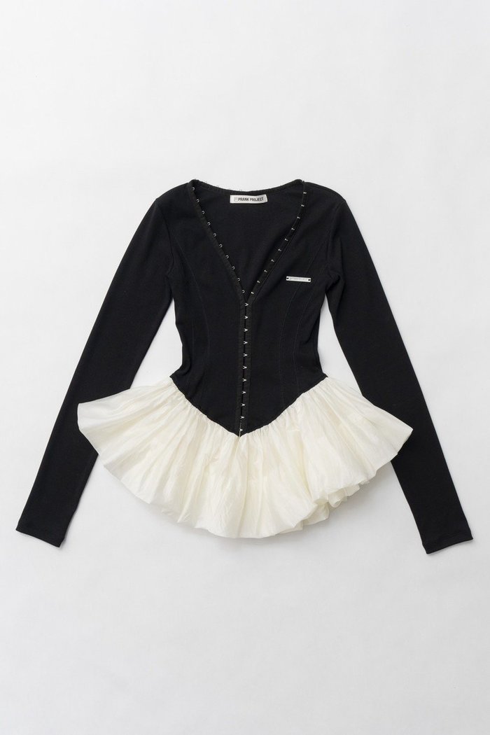 【プランク プロジェクト/PRANK PROJECT】のバルーンヘムチュニック / Balloon Hem Tunic インテリア・キッズ・メンズ・レディースファッション・服の通販 founy(ファウニー) https://founy.com/ ファッション Fashion レディースファッション Fashion for Women ワンピース Dresses チュニック Tunic Tops & Dresses おすすめ Recommended / Our Picks シアー Sheer, See-Through ショート Short, Short Length チュニック Tunic, Long Top バランス Balance, Style Balance バルーン Balloon, Balloon Silhouette フィット Fit, Slim Fit フロント Front, Front Design ワイド Wide, Wide Fit |ID: prp329100004900723 ipo3291000000036670242