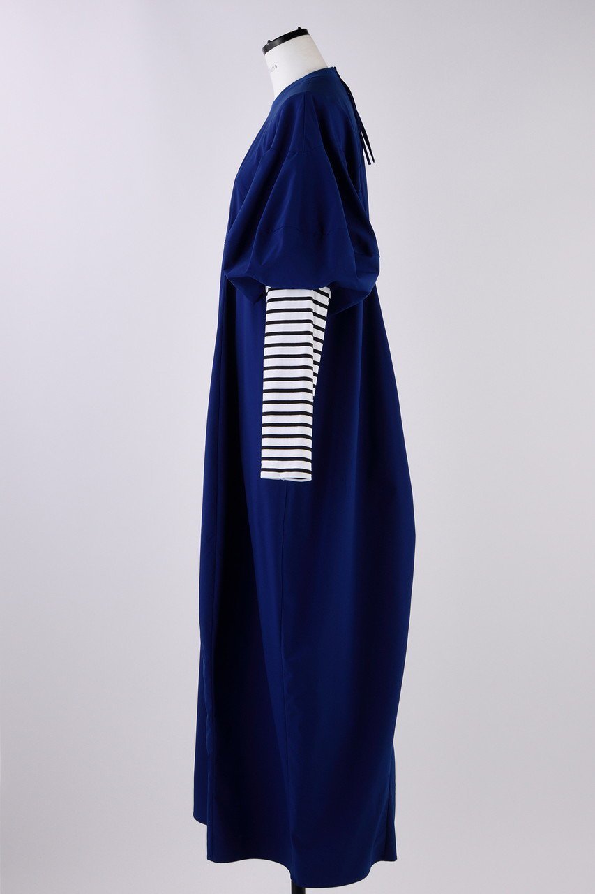 【ナゴンスタンス/nagonstans】のSOLOTEXストレッチタフタ Border Sleeve DRS/ドレス・ワンピース 人気、トレンドファッション・服の通販 founy(ファニー) 　ファッション　Fashion　レディースファッション　Fashion for Women　ワンピース　Dresses　フォーマル・パーティードレス・結婚式用ドレス　Elegant & Casual Dresses　チュニック　Tunic Tops & Dresses　ストレッチ　Stretch, Stretchy Fabric　タフタ　Taffeta, Structured Fabric　チュニック　Tunic, Long Top　ドレス　Dress, One-Piece　ロング　Long, Long-Length　other-2|ID: prp329100004900732 ipo3291000000036670326