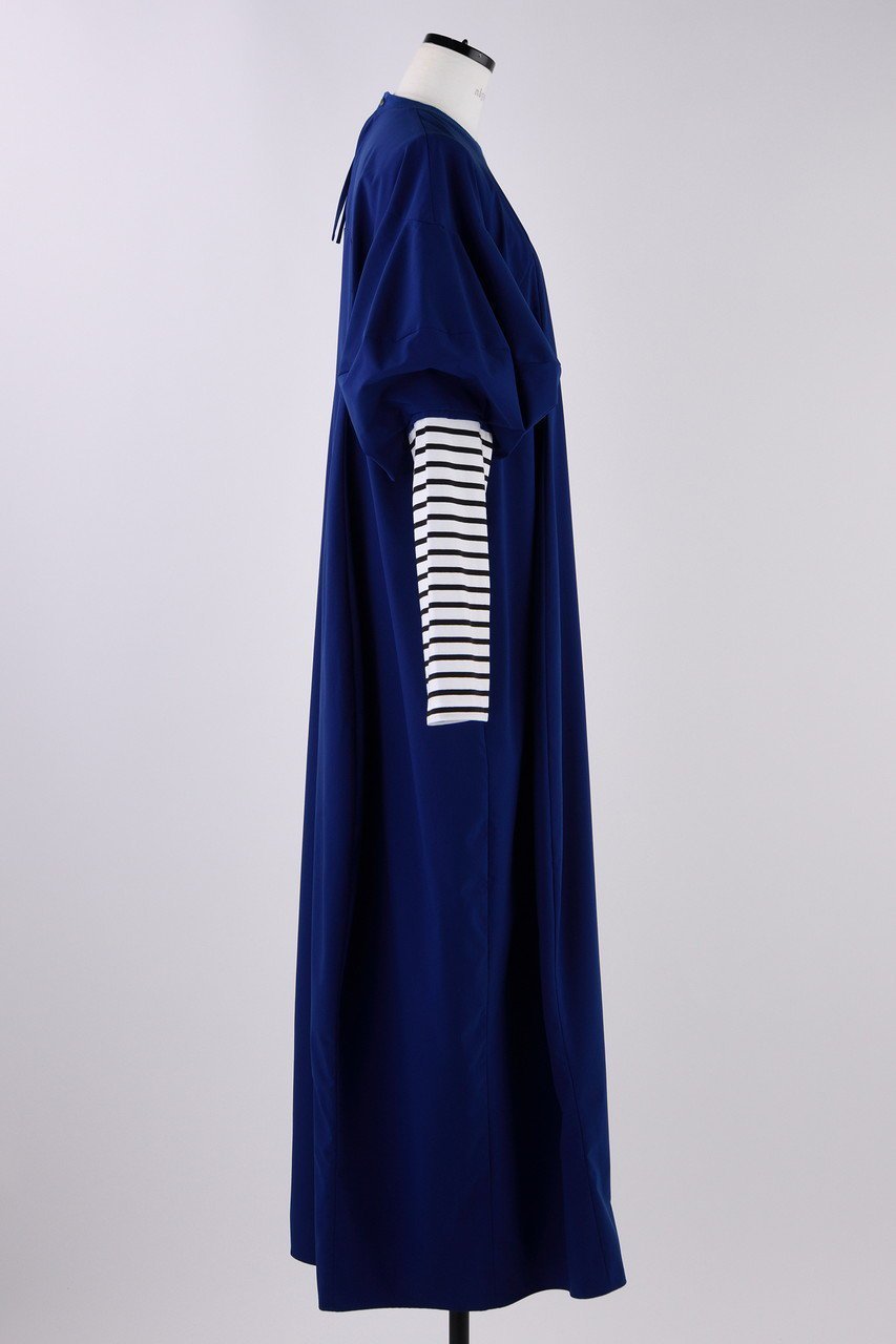 【ナゴンスタンス/nagonstans】のSOLOTEXストレッチタフタ Border Sleeve DRS/ドレス・ワンピース 人気、トレンドファッション・服の通販 founy(ファニー) 　ファッション　Fashion　レディースファッション　Fashion for Women　ワンピース　Dresses　フォーマル・パーティードレス・結婚式用ドレス　Elegant & Casual Dresses　チュニック　Tunic Tops & Dresses　ストレッチ　Stretch, Stretchy Fabric　タフタ　Taffeta, Structured Fabric　チュニック　Tunic, Long Top　ドレス　Dress, One-Piece　ロング　Long, Long-Length　other-4|ID: prp329100004900732 ipo3291000000036670328