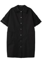 【ミズイロ インド/mizuiro ind】のbatten lace wide shirt OP ワンピース 人気、トレンドファッション・服の通販 founy(ファニー) ファッション Fashion レディースファッション Fashion for Women ワンピース Dresses チュニック Tunic Tops & Dresses チュニック Tunic, Long Top フェミニン Feminine, Girly フロント Front, Front Design レース Lace, Lace Fabric エレガント 上品 Elegant thumbnail black|ID: prp329100004900741 ipo3291000000036670397