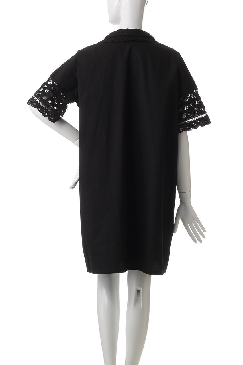 【ミズイロ インド/mizuiro ind】のbatten lace wide shirt OP ワンピース 人気、トレンドファッション・服の通販 founy(ファニー) 　ファッション　Fashion　レディースファッション　Fashion for Women　ワンピース　Dresses　チュニック　Tunic Tops & Dresses　チュニック　Tunic, Long Top　フェミニン　Feminine, Girly　フロント　Front, Front Design　レース　Lace, Lace Fabric　エレガント 上品　Elegant　other-4|ID: prp329100004900741 ipo3291000000036670400