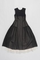 【プランク プロジェクト/PRANK PROJECT】のチュールレイヤードパネルドレス / Tulle layered panel dress BLK(ブラック)|ID: prp329100004900761 ipo3291000000036670563