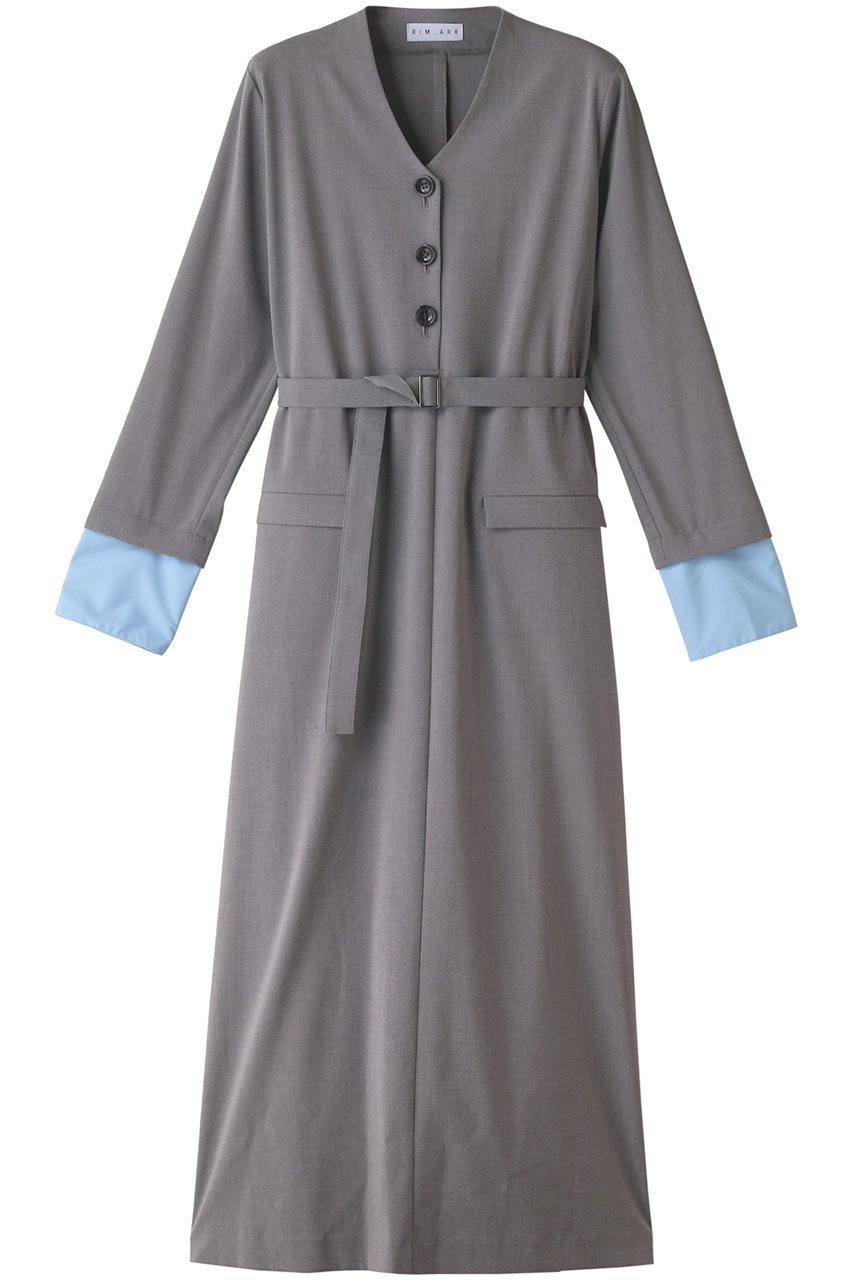 【リムアーク/RIM.ARK】のRemoval docking OP/ワンピース インテリア・キッズ・メンズ・レディースファッション・服の通販 founy(ファニー) 　ファッション　Fashion　レディースファッション　Fashion for Women　ワンピース　Dresses　チュニック　Tunic Tops & Dresses　カフス　Cuff Design　スタイリッシュ　Stylish, Fashionable　チュニック　Tunic, Long Top　バランス　Balance, Style Balance　ロング　Long, Long-Length　グレー|ID: prp329100004900764 ipo3291000000036670613